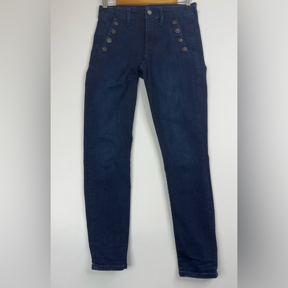 GAP High Rise Skinny Sailor Smoothing Pockets Ankle Jeans Size 4 - Picture 7 of 11